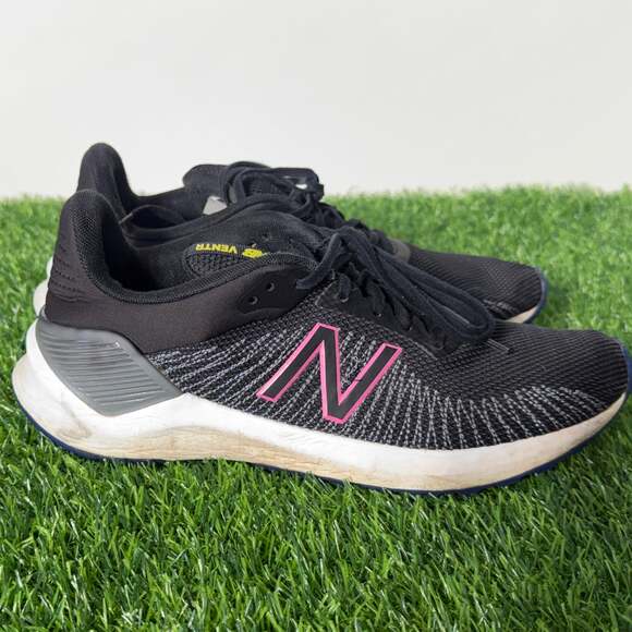 New Balance Womens Ventr V1 Black Gray Pink Running Shoes WVTRLB1 - Picture 3 of 9
